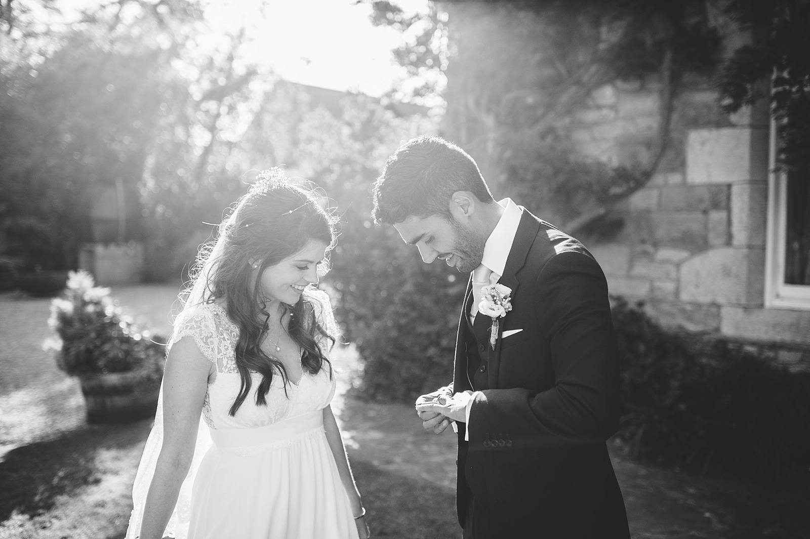 Black And White Wedding Photos